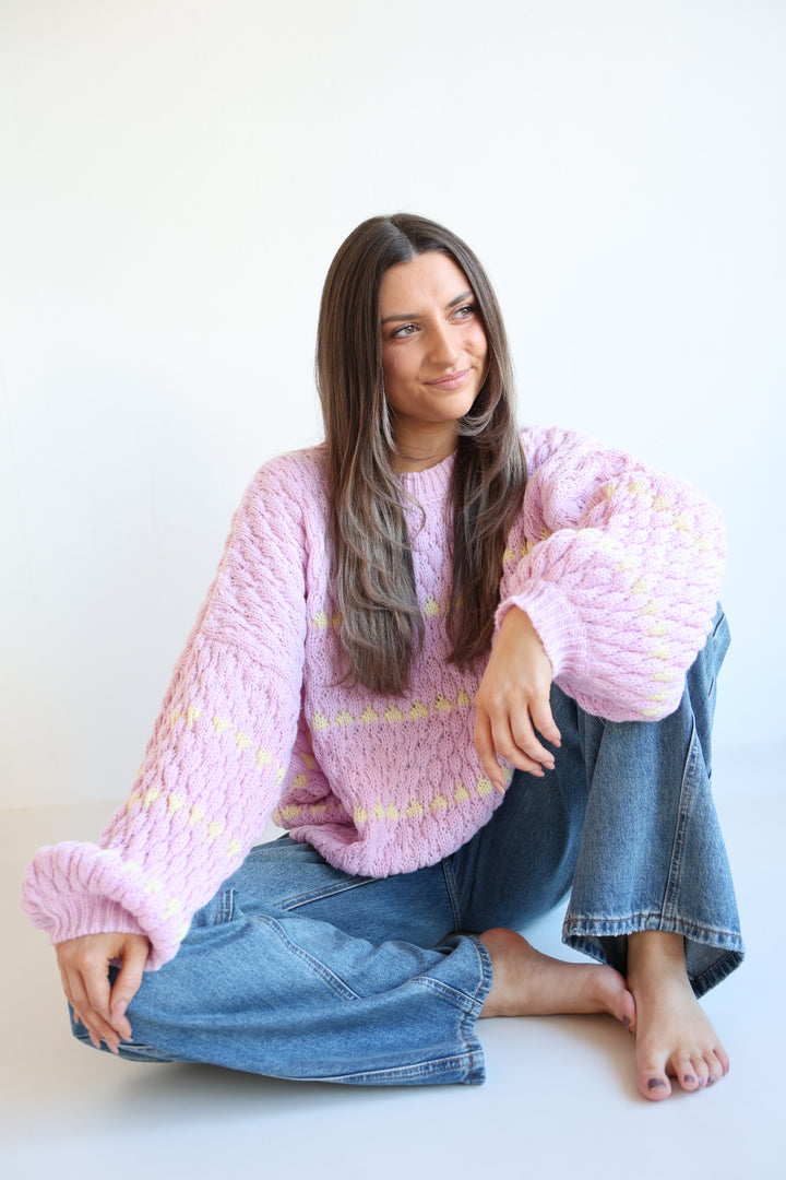 Bubble Knit Pullover