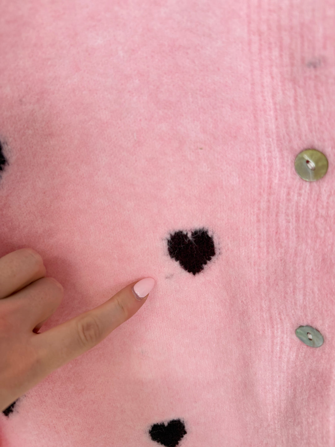 ROSE HEART KNIT (B-WARE)