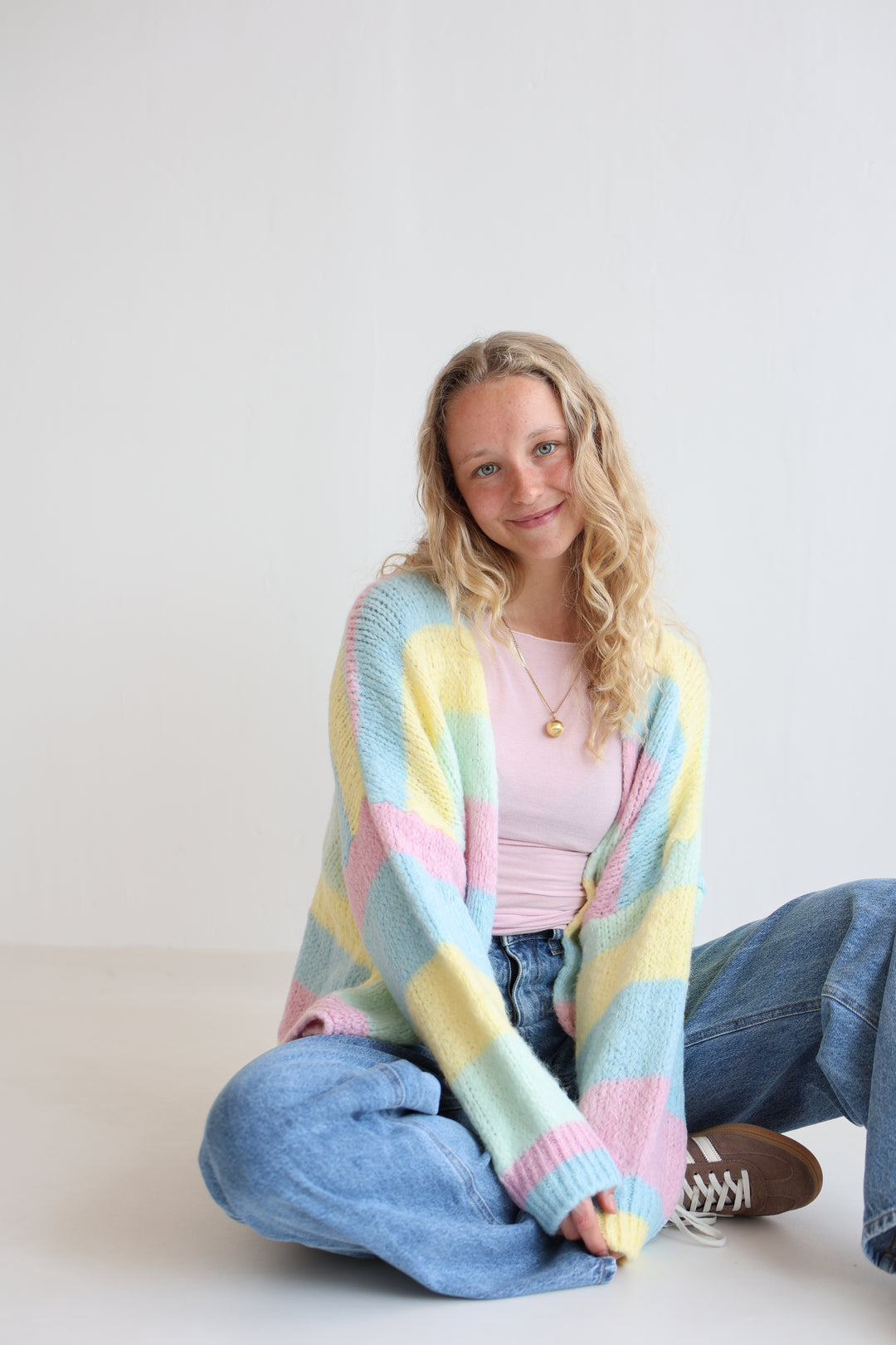 Cardigan Rainbow Knit