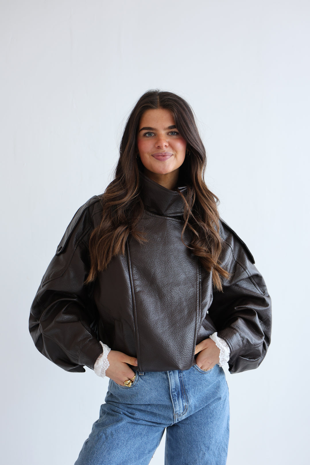 Oversize Bikerjacke Milano
