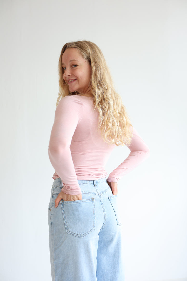 Barrel Fit Denim Blue Jeans