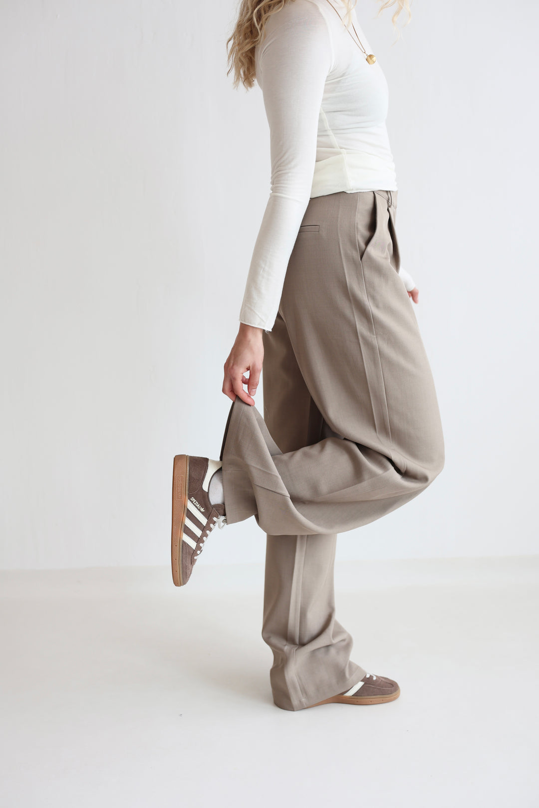 Bundfaltenhose Casual Look