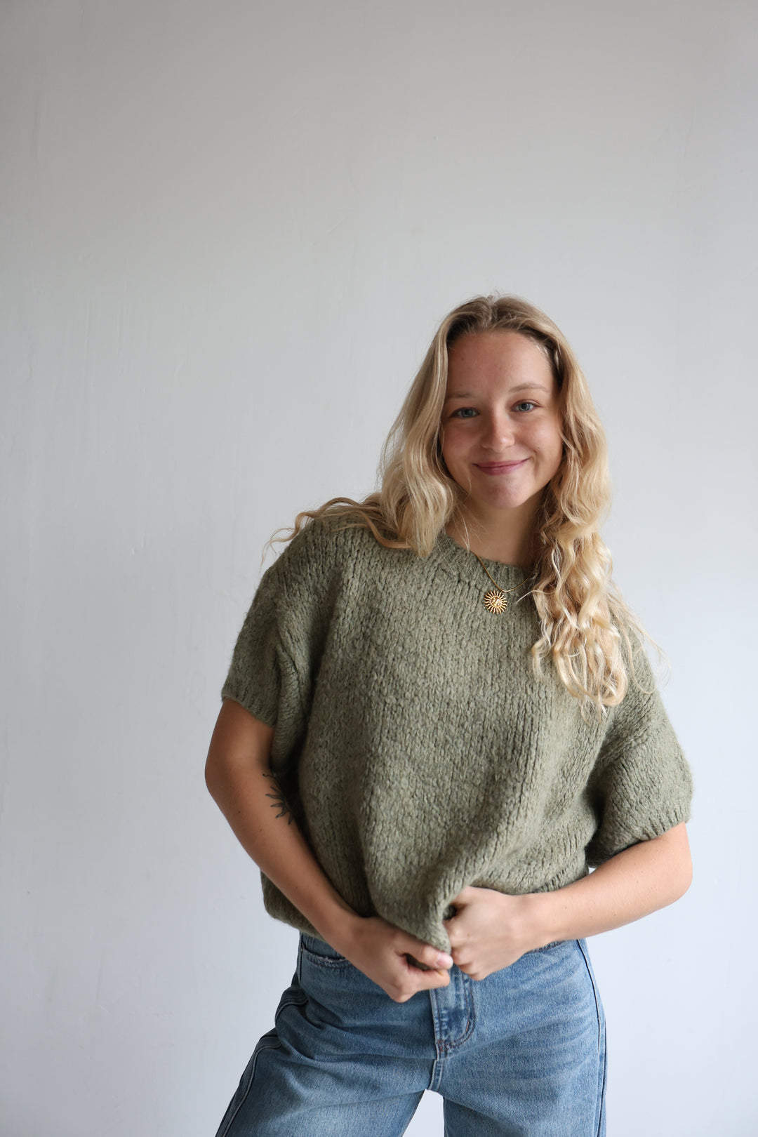 Kurzarm Oversize Pullover Merve