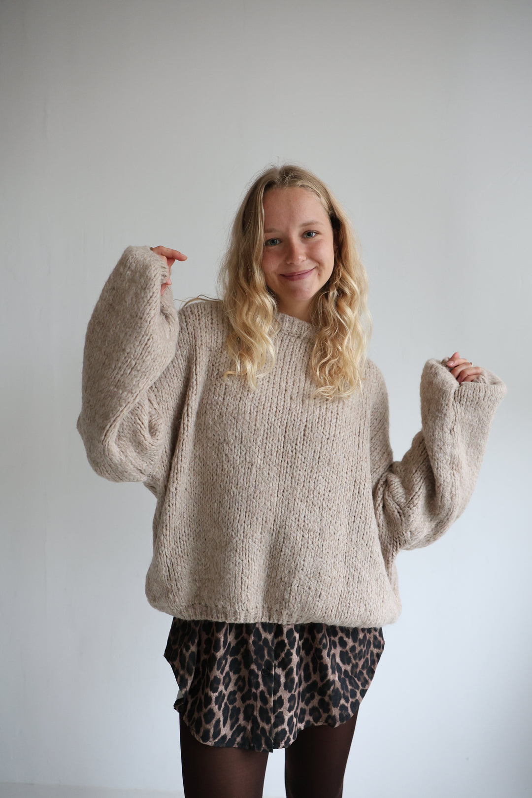 Blusenrock mit Leoprint