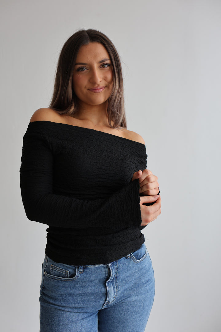 Longsleeve mit Struktur Ina