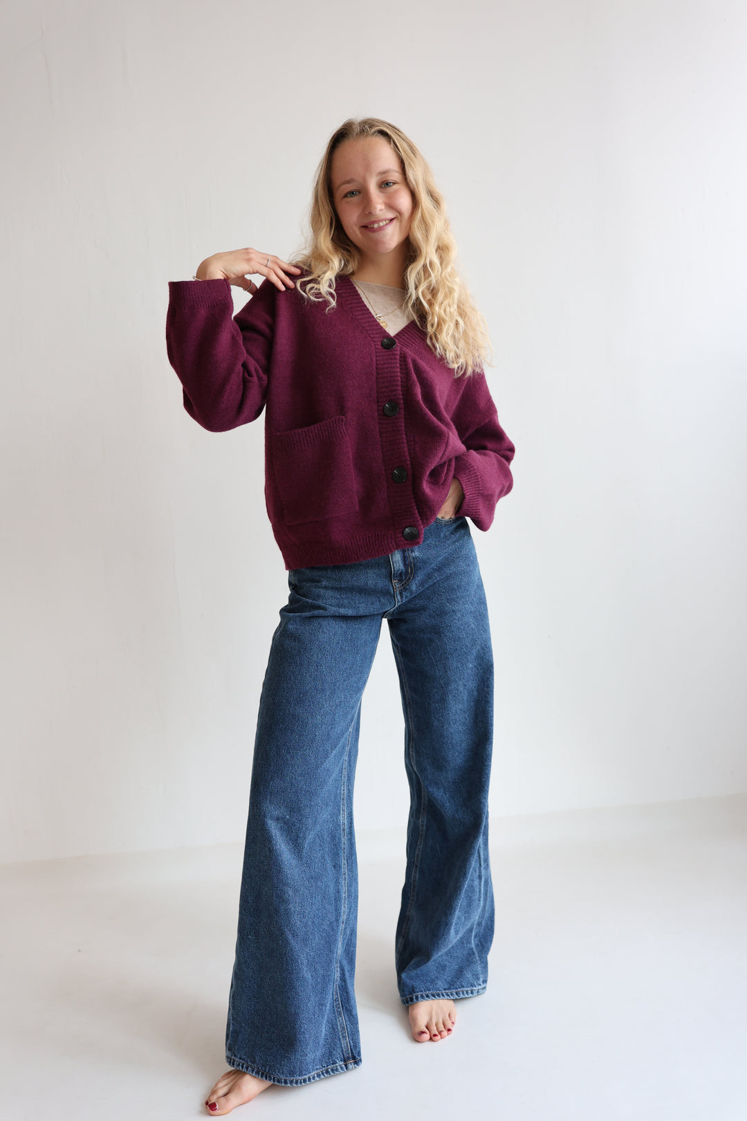 Oversize Cardigan Casual Love