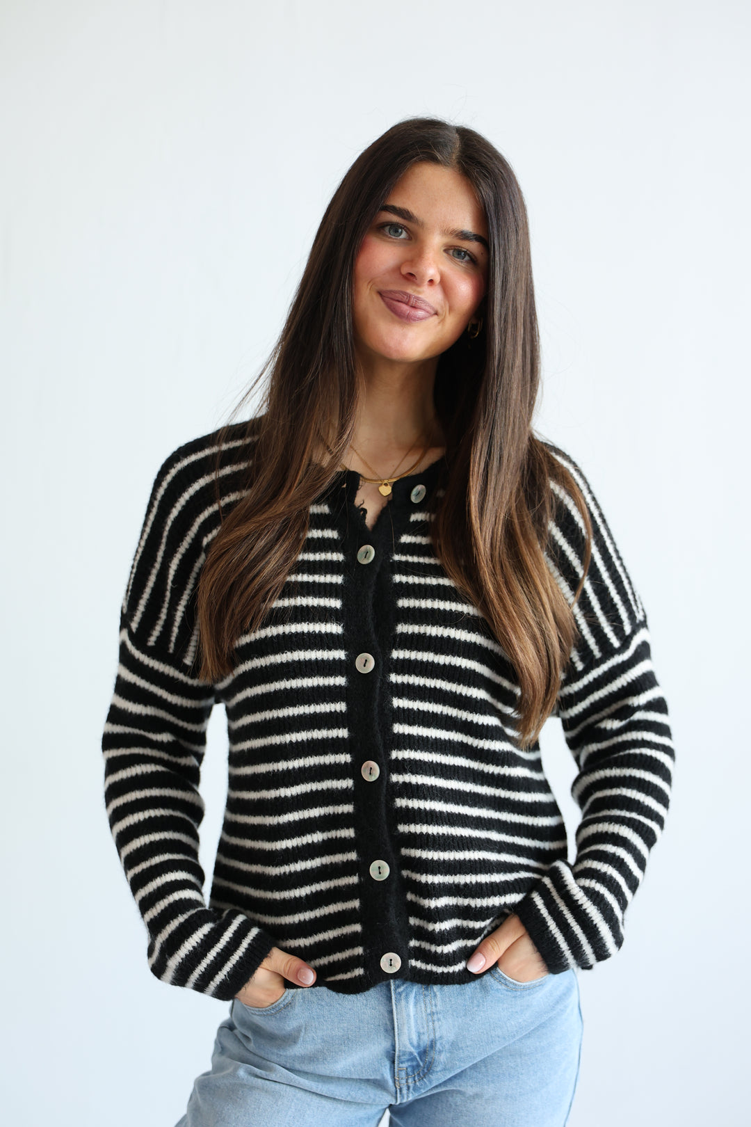 Gestreifter Cardigan Josephine