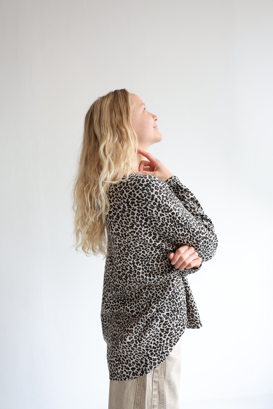 Sweater mit Leoprint Everyday