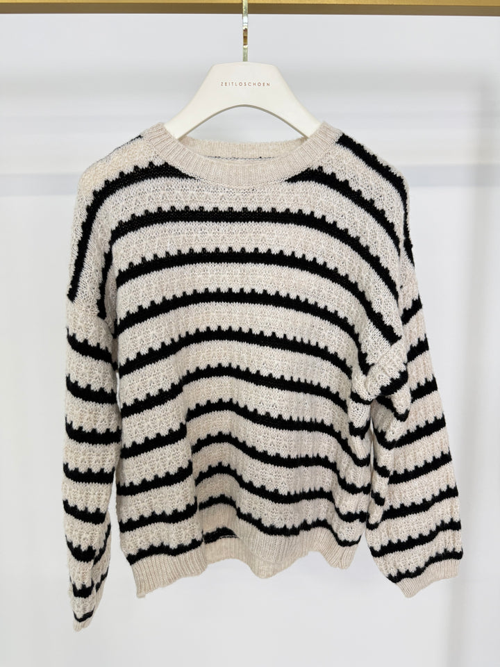 STRICKPULLOVER HARBOR KNIT CREME (B-WARE)
