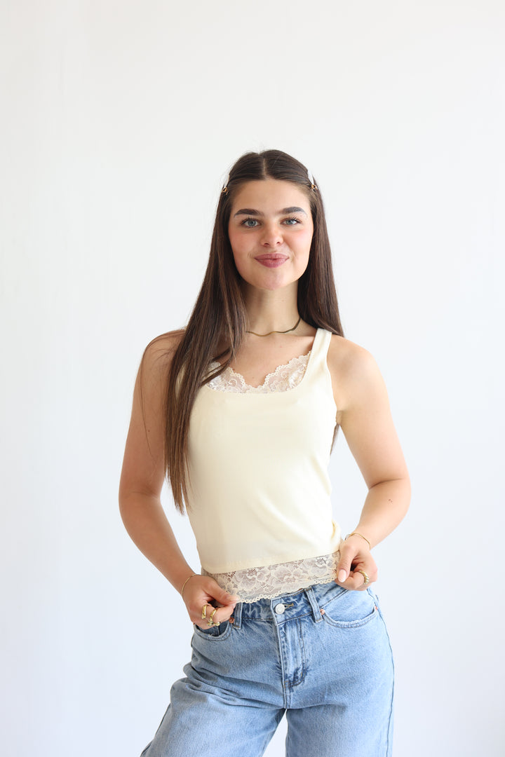Sweet Lace Cami Top
