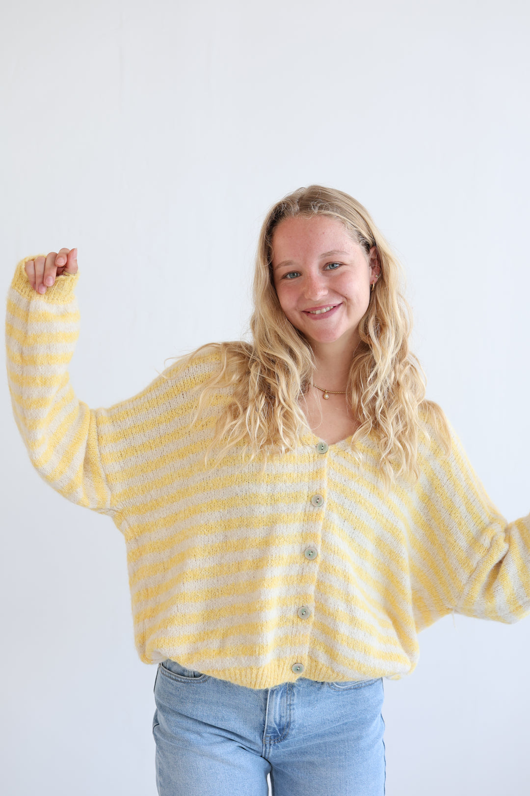 Gestreifter Cardigan Cosima