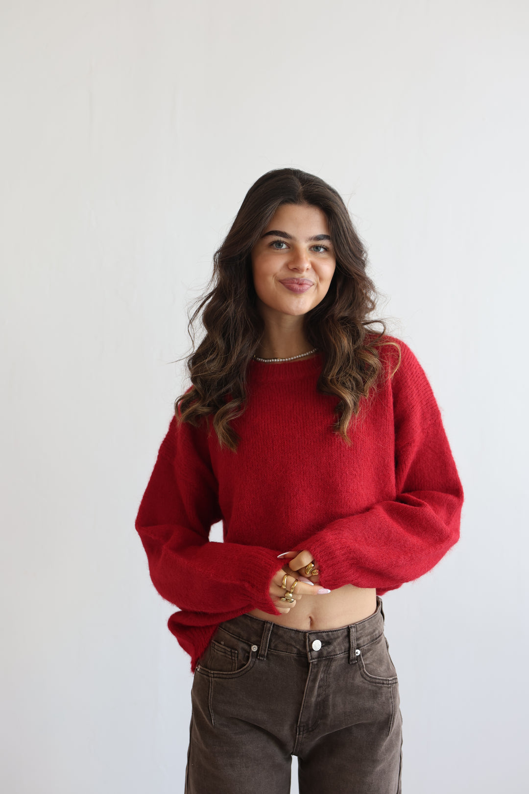 Red Velvet Cloud Sweater