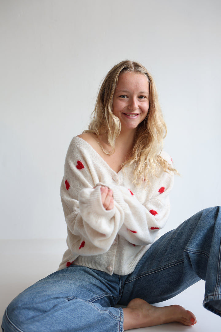 Cardigan Soft Heart Knit