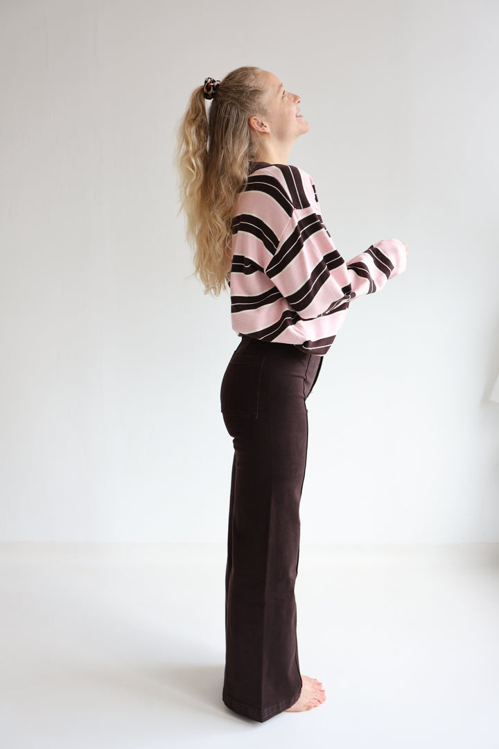 Straight Fit Jeans Coffee