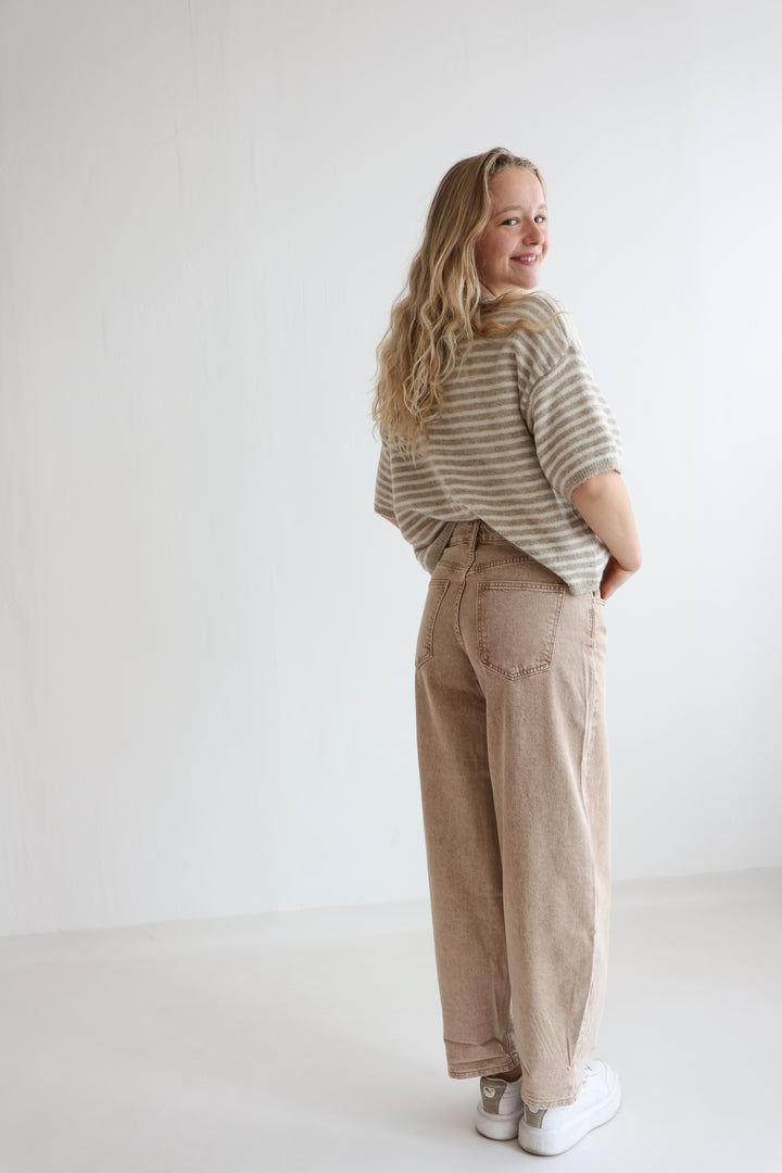 Barrel Fit Cocoa Shades Jeans