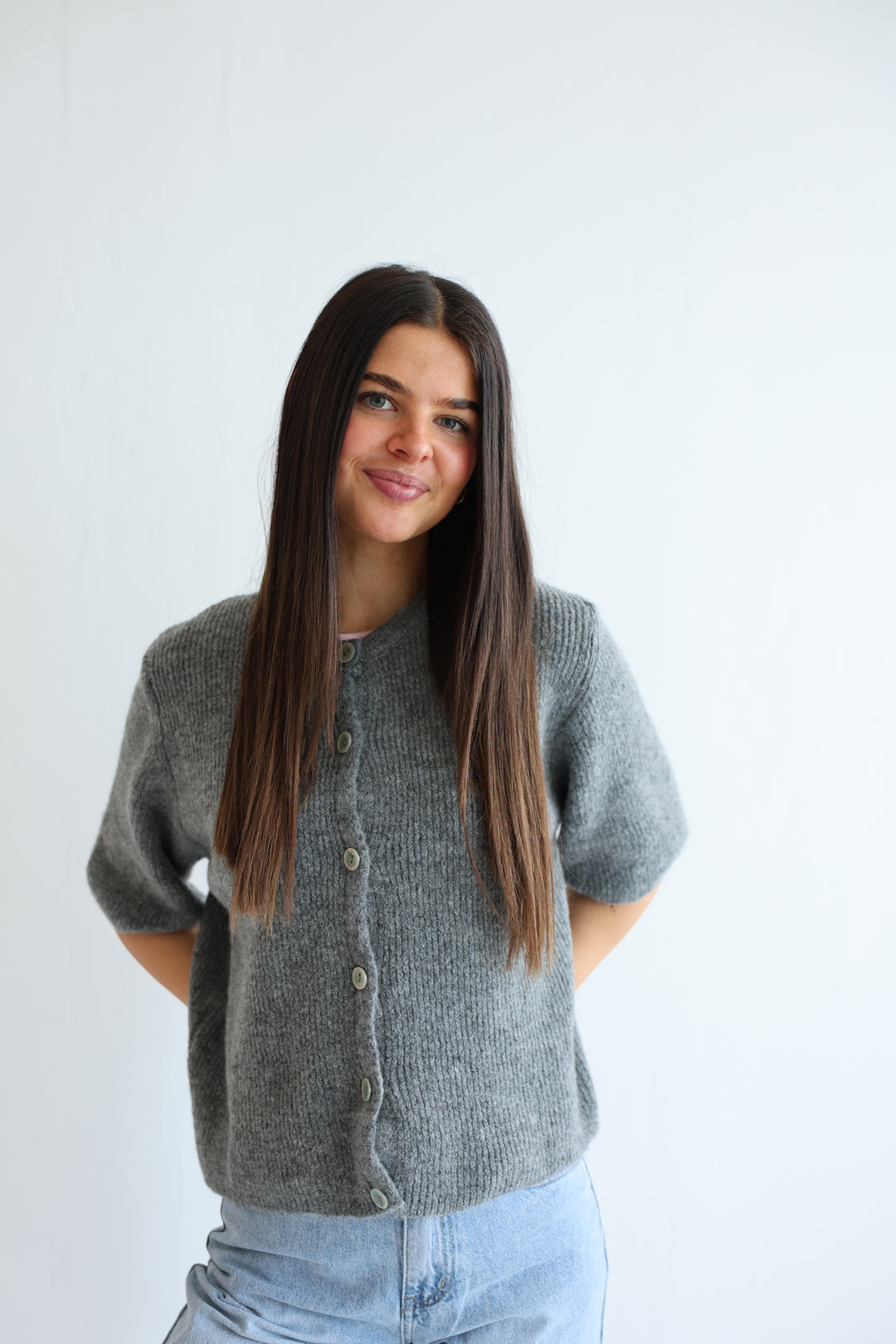 Kurzarm Cardigan Jolina