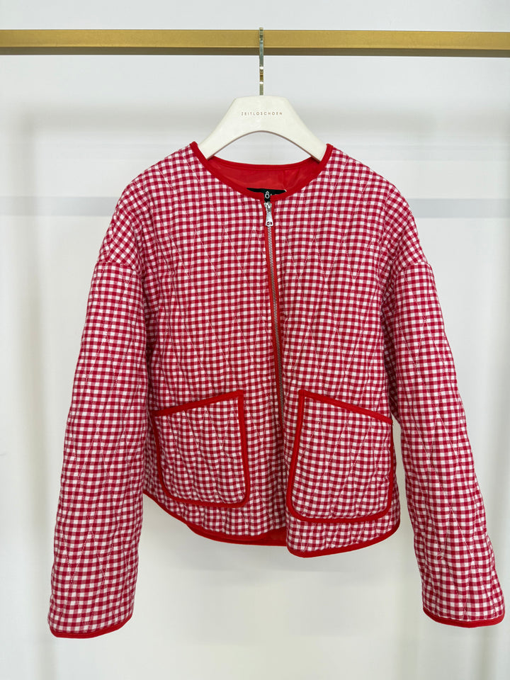 GESTEPPTE BAUMWOLLJACKE CHLOE GR.M/L ROT (B-WARE)