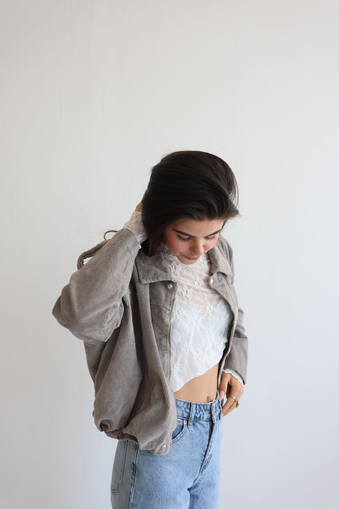 Cord Bomber Jacket