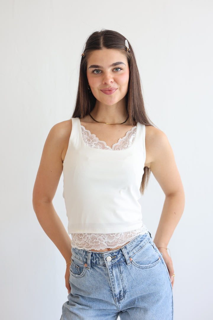 Sweet Lace Cami Top