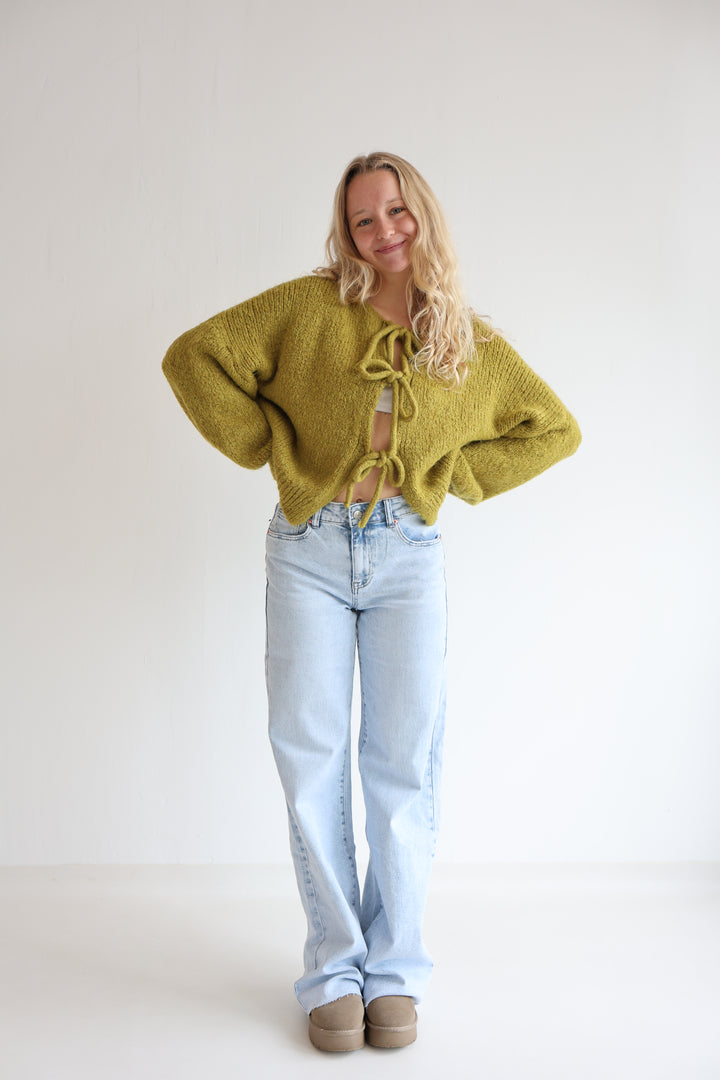 Langarm Cardigan mit Schleifen Lilly