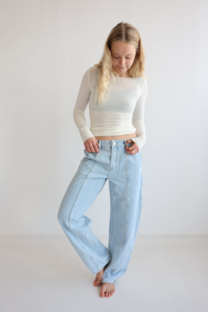 Barrel Jeans Casual Walk