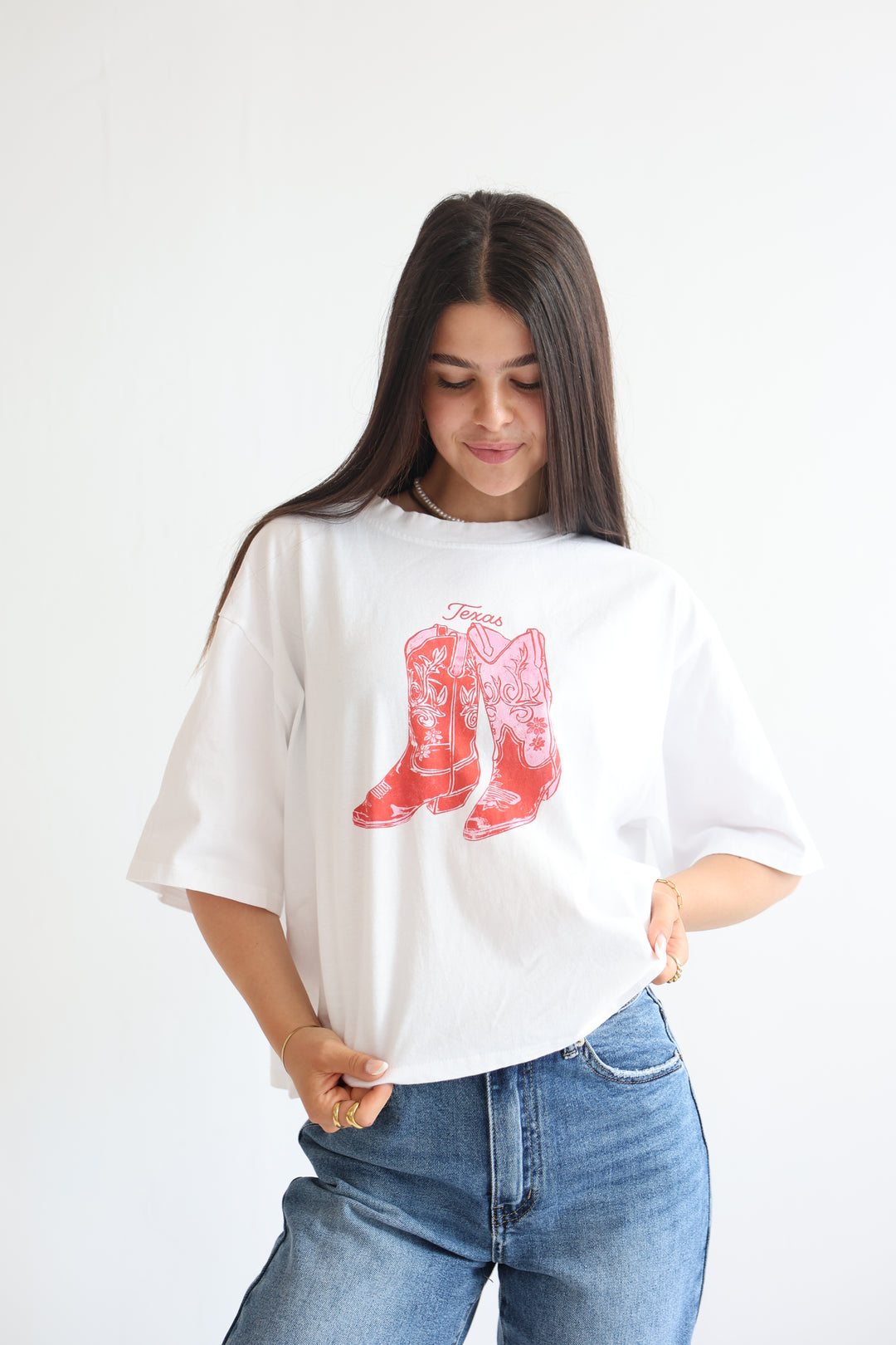 Western Boots Relaxed Fit Tee