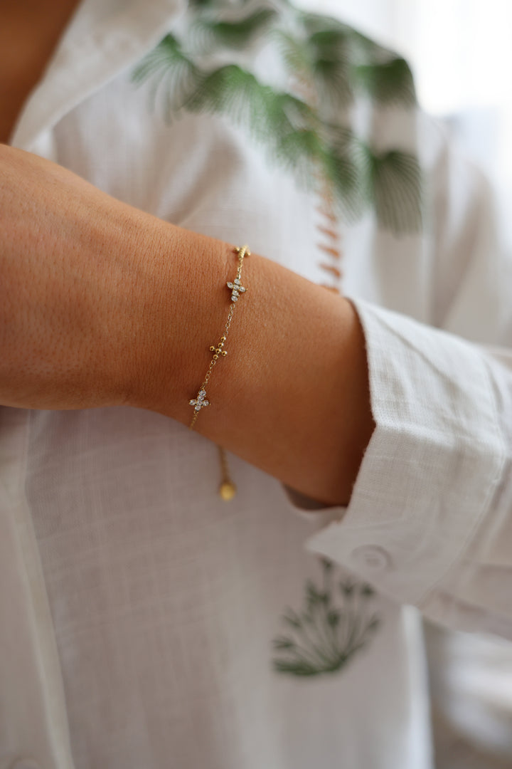 Armband Dots Cross