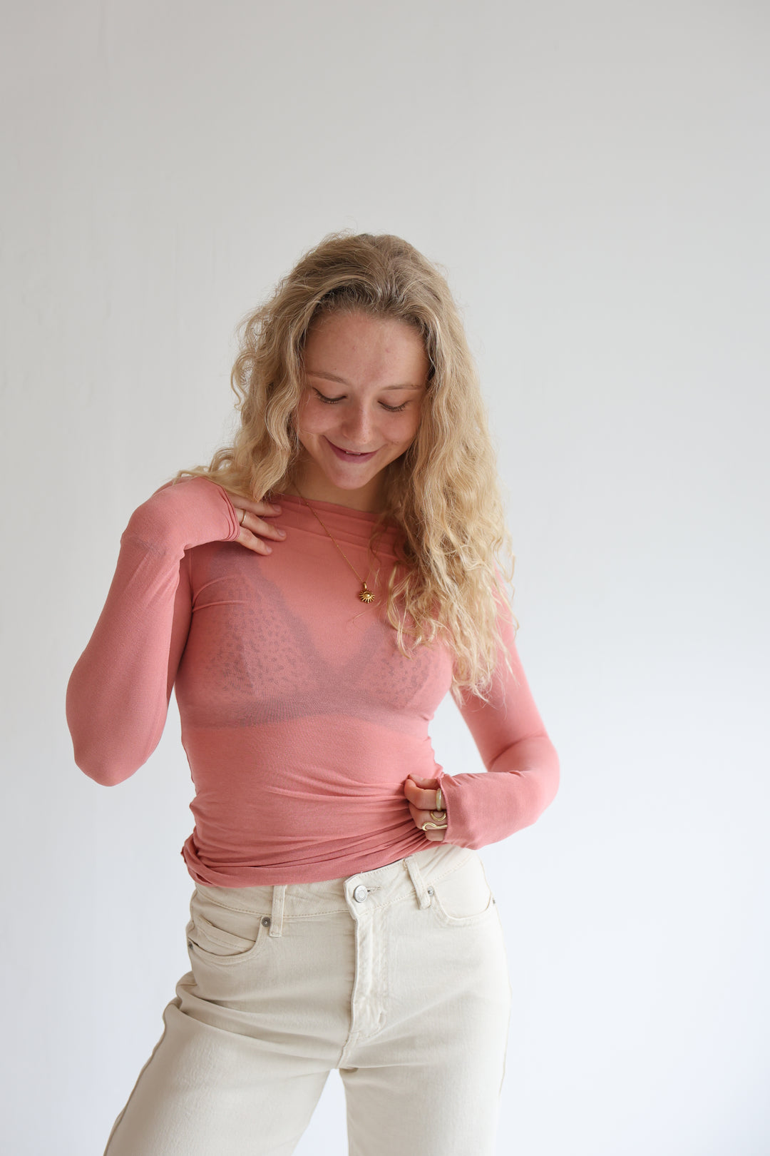 Cashmere Longsleeve Liliana (einfarbig)