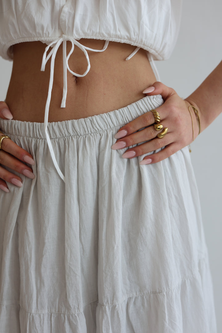 Cotton Maxi Skirt