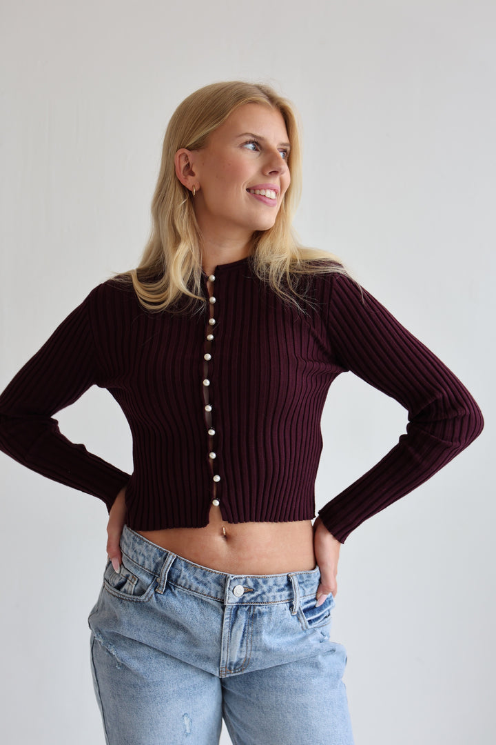 Pearl Line Cardigan