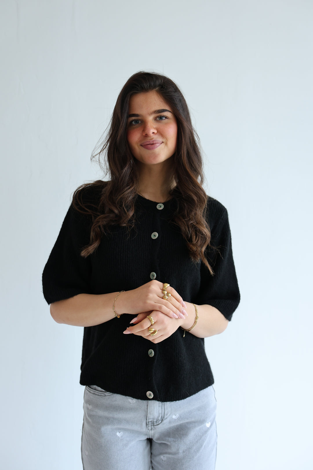 Kurzarm Cardigan Jolina