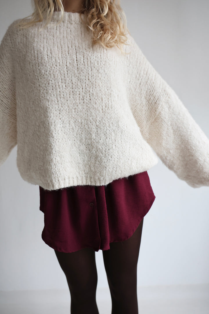 Einfarbiger Blusenrock