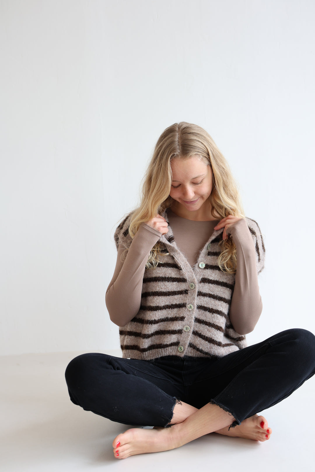 Gestreifte Weste Cosima