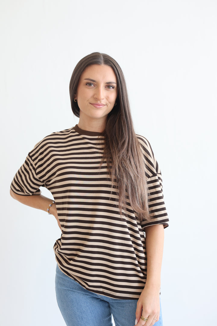 Easy Fit Striped T-Shirt