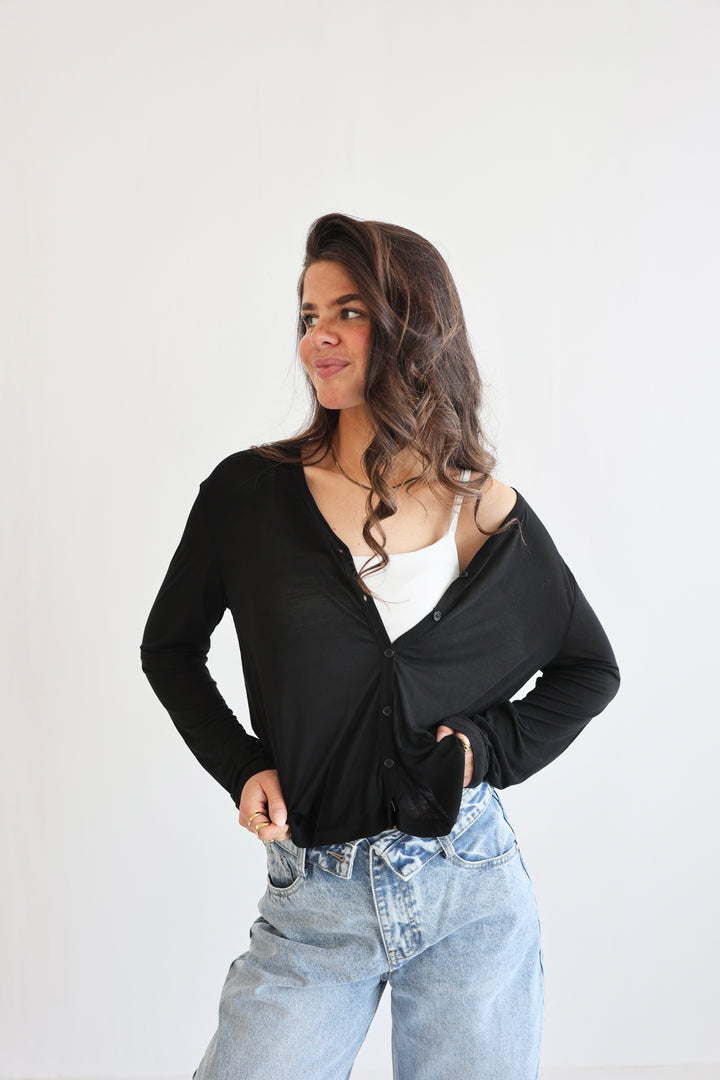 Lightweight Sheer Cardigan