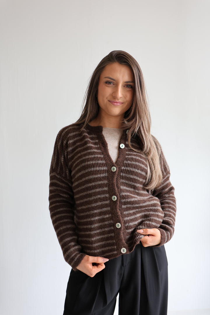 Gestreifter Cardigan Josephine