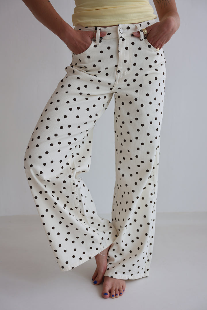 Chocolate Dot Jeans