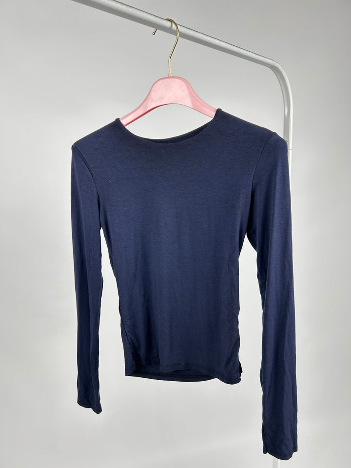 LONGSLEEVE SIMPLY SEAMLESS DUNKELBLAU (B-WARE)