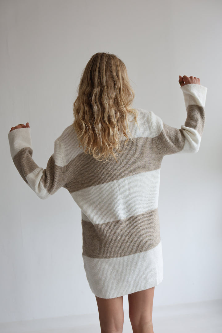 Soft Stripe Knit Dress