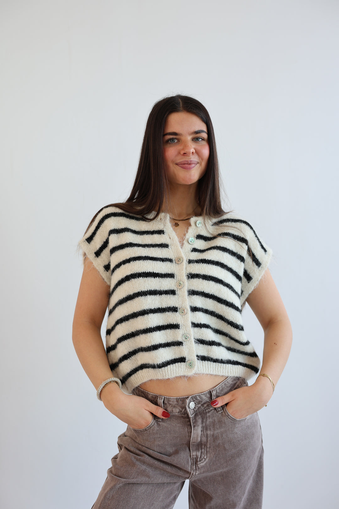 Gestreifte Weste Cosima