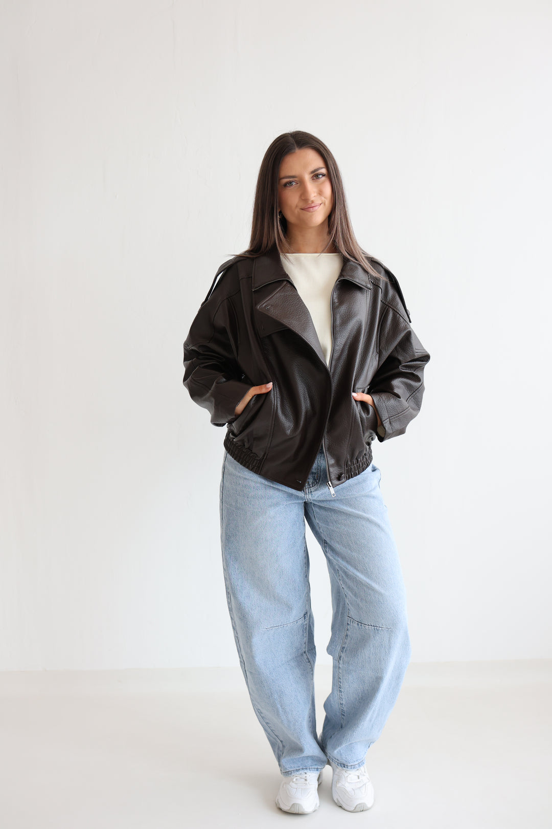 Oversize Bikerjacke Milano