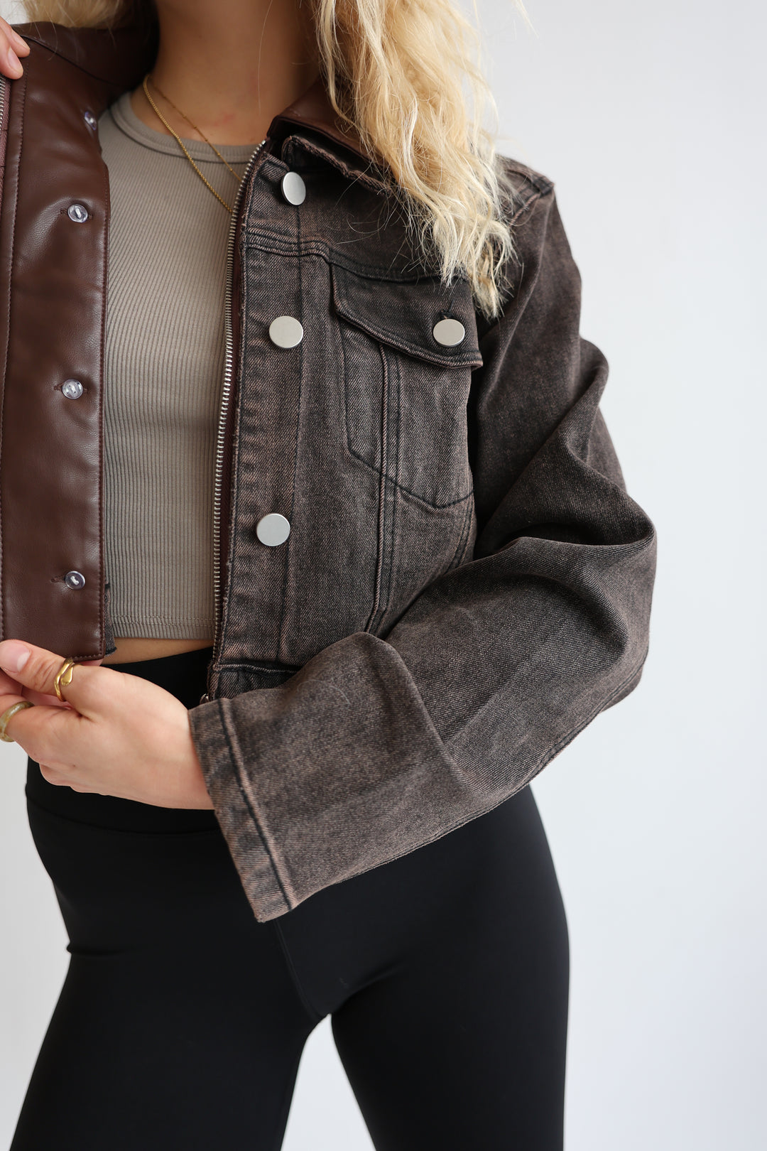Cropped Denim Jacket Harvest