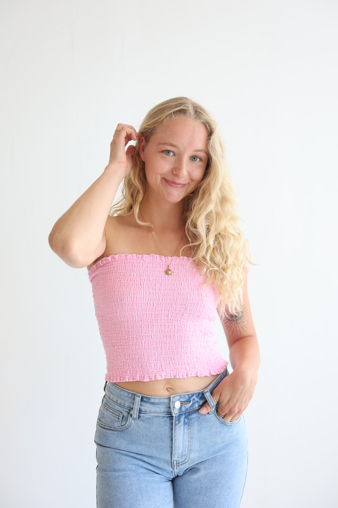 Croptop aus Musselin Malu