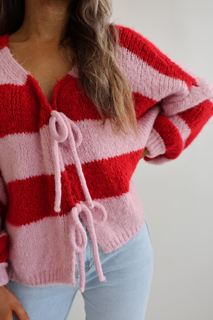 Gestreifter Cardigan Luana