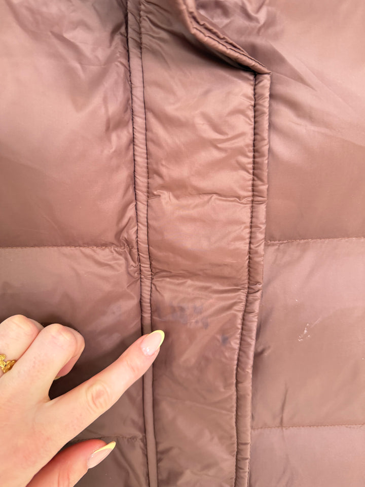 BROWN PUFFER GILET (B-WARE)