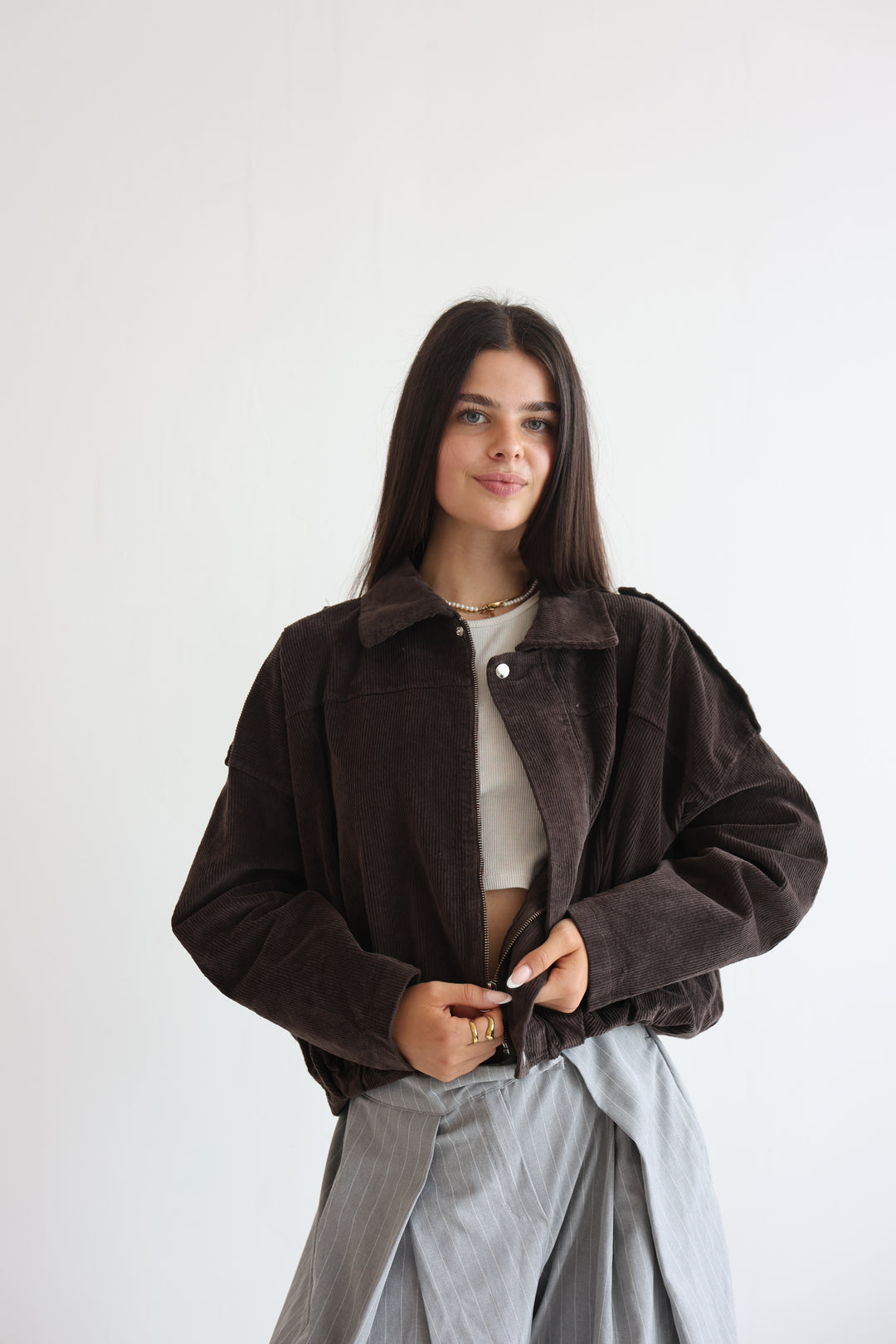 Cord Bomber Jacket