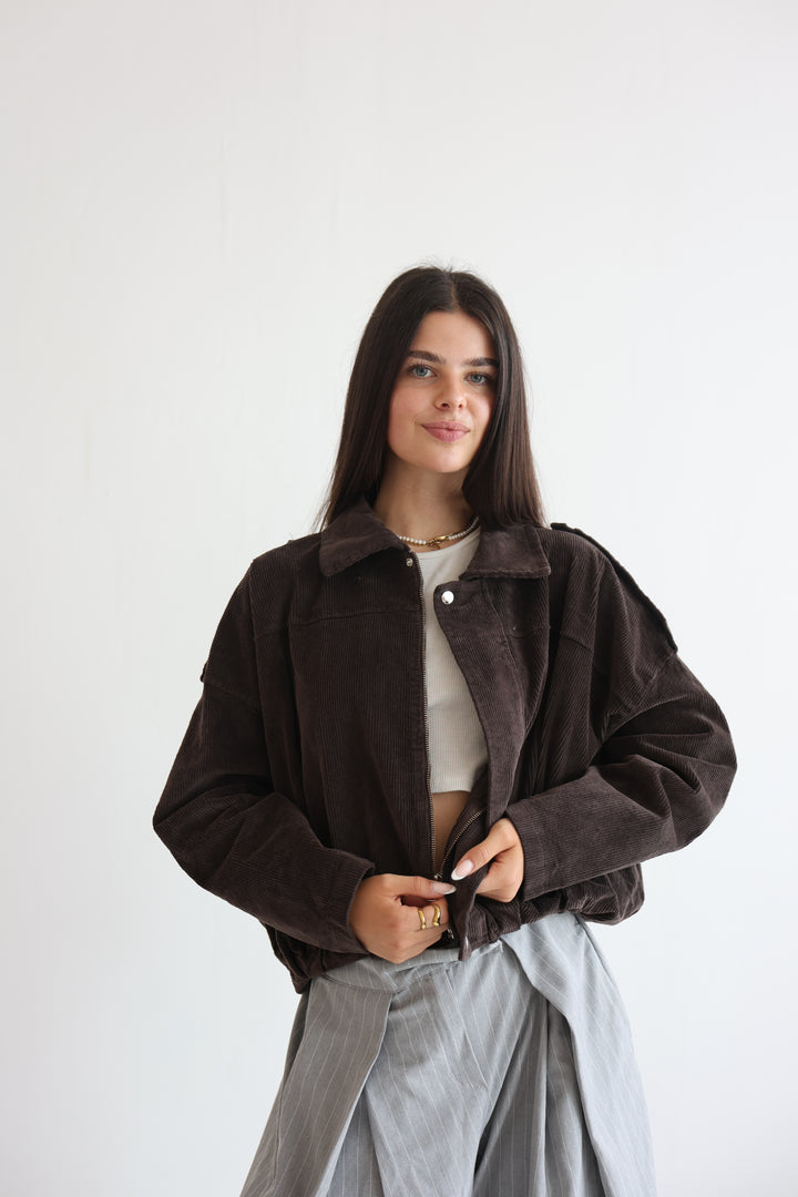Cord Bomber Jacket