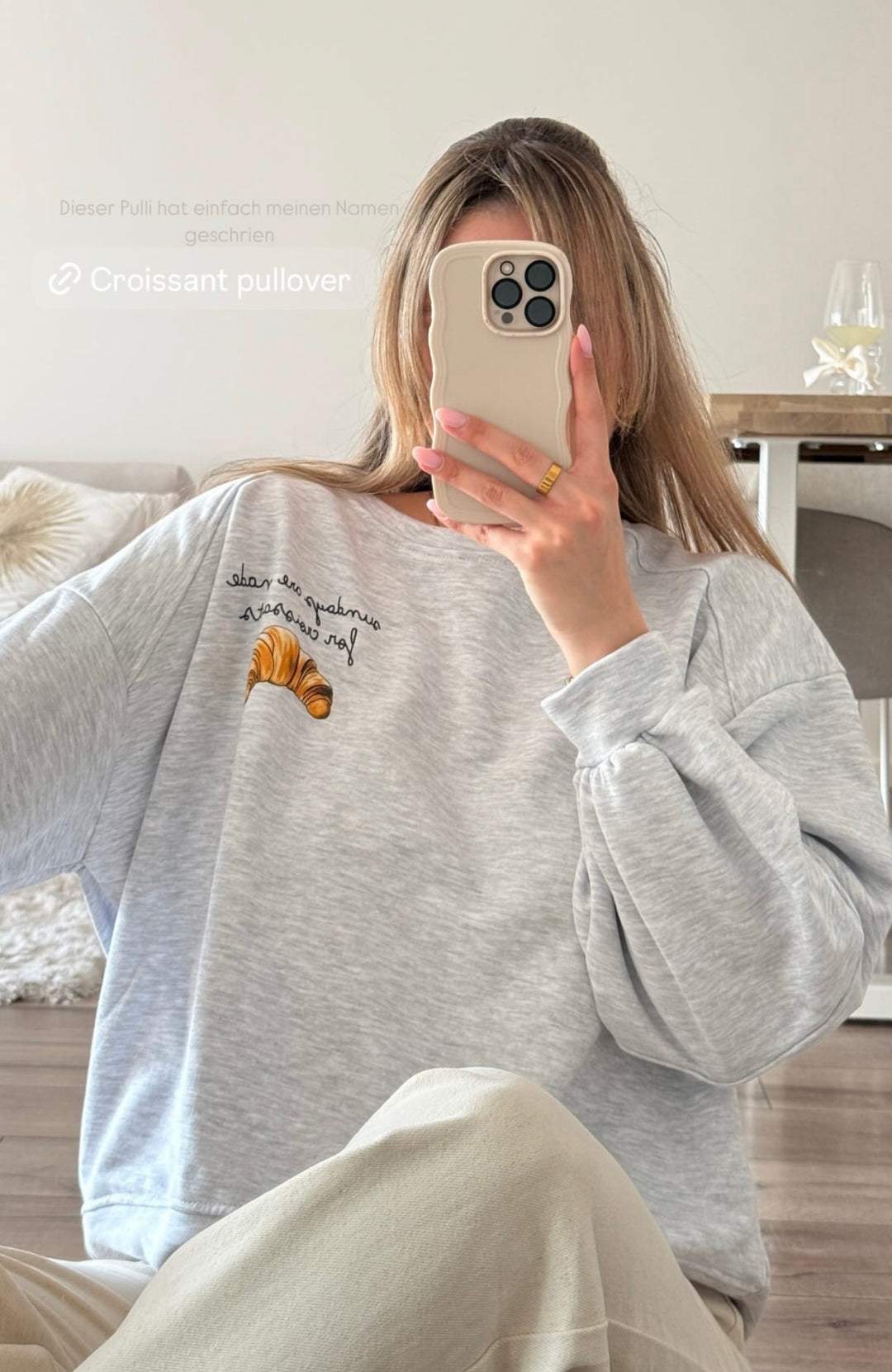 Sweater Sundays are made for Croissants