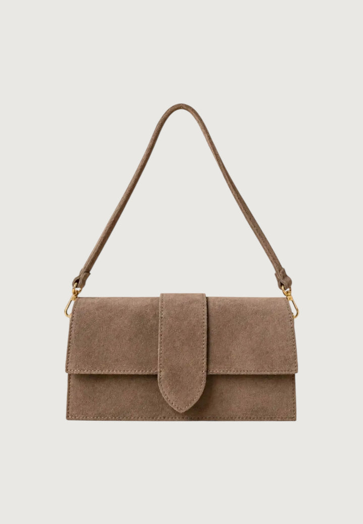 Velvet Edge Shoulder Bag