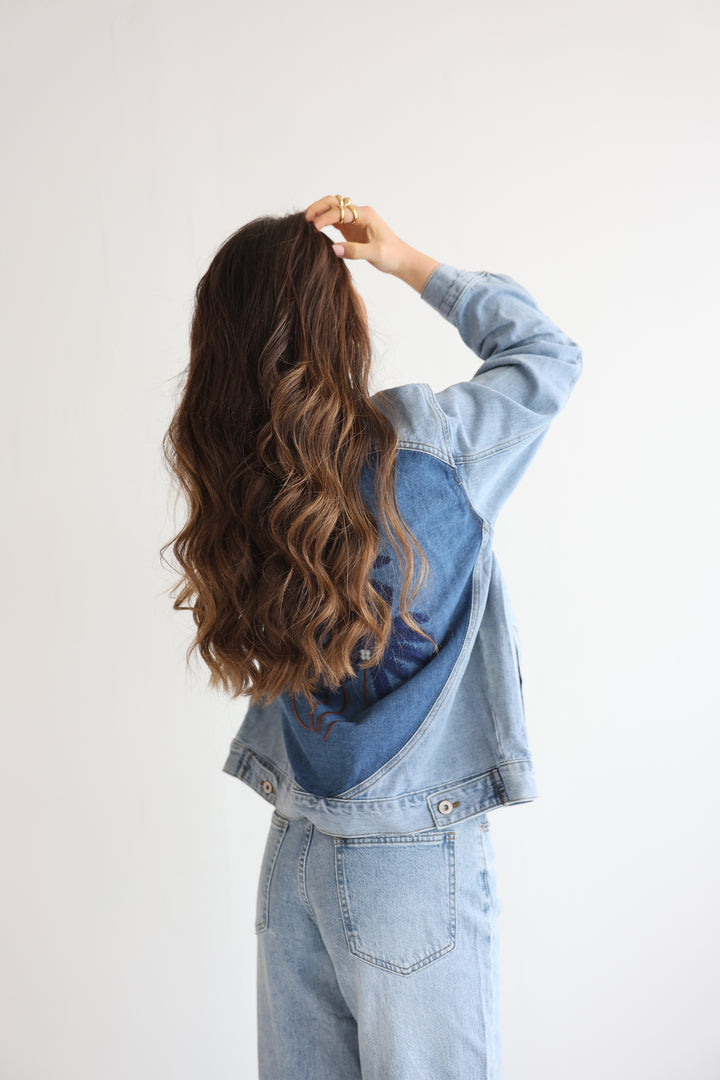 Palm Breeze Denim Jacket